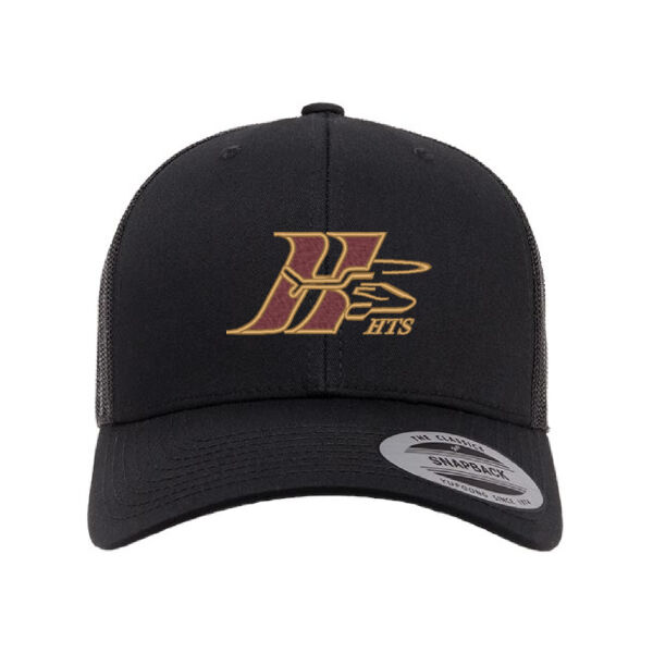 YP Classics Adult Emblem Embroidered Trucker Cap Thumbnail