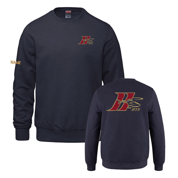 Vault Unisex Emblem & Back Printed Staff Crewneck Thumbnail