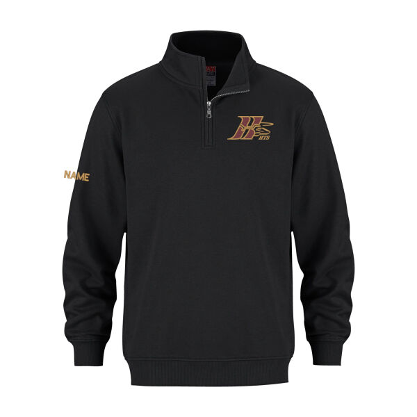 Flux Unisex Emblem Embroidered Staff Quarter Zip Thumbnail