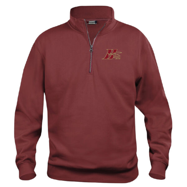 Clique Unisex Emblem Printed Quarter Zip Thumbnail