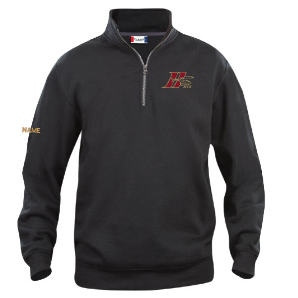 Clique Unisex Emblem Printed Staff Quarter Zip Thumbnail