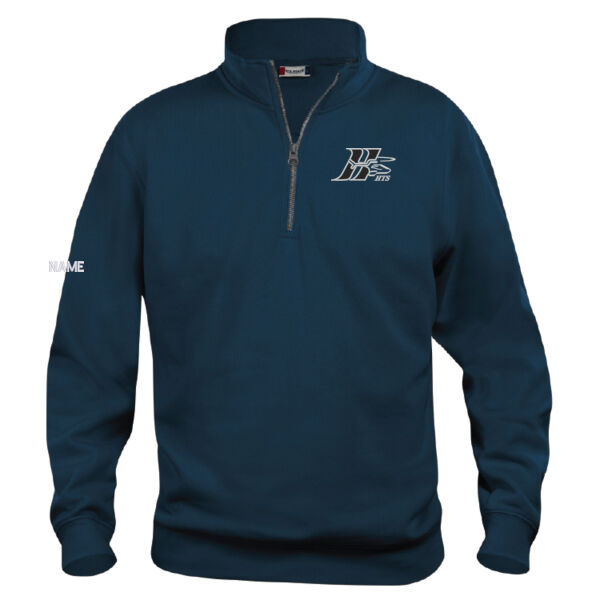 Clique Unisex Grayscale Emblem Embroidered Staff Quarter Zip Thumbnail