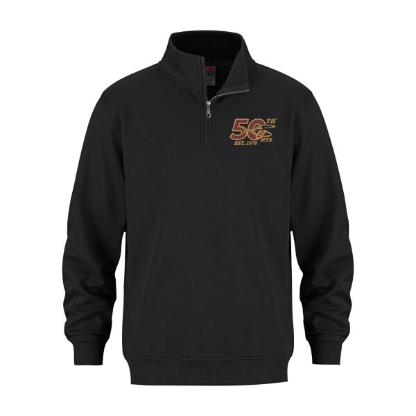 Flux Unisex 50th Anniversary Emblem Embroidered Quarter Zip Thumbnail