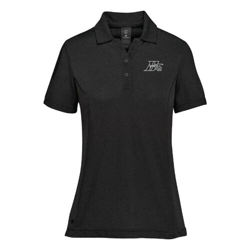 Sonora Women's Grayscale Embroidered Polo Thumbnail