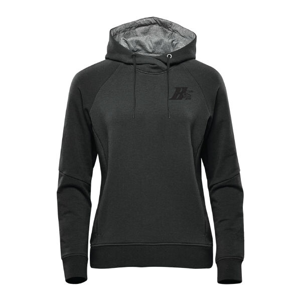 Dockyard Women's One Colour Emblem Embroidered Performance Hoodie Thumbnail